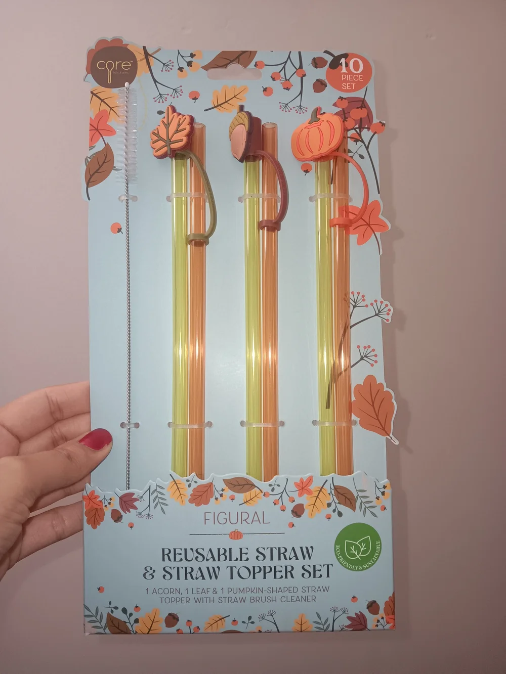 Reusable Straw & Topper Set - NWT - Picture 1 of 2